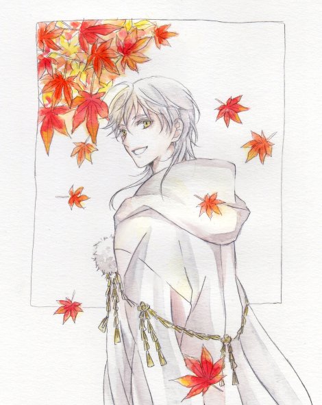 鶴丸国永(刀剣乱舞) 「秋の訪れ 」|かえで🍁のイラスト