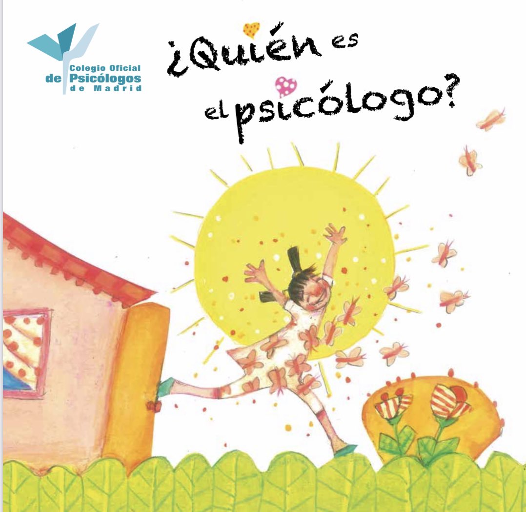 SabrinaPsych's tweet photo. Este es el enlace de un cuento del Colegio Oficial de Psicólogos de Madrid, donde se explica con ilustraciones a los niños, qué es un psicólogo. La descarga es gratuita https://t.co/7h2pqUAijZ #Psicologia Muchísimas gracias @CopMadrid #SaludMental #MentalHealth https://t.co/FmVPyUv6bn
