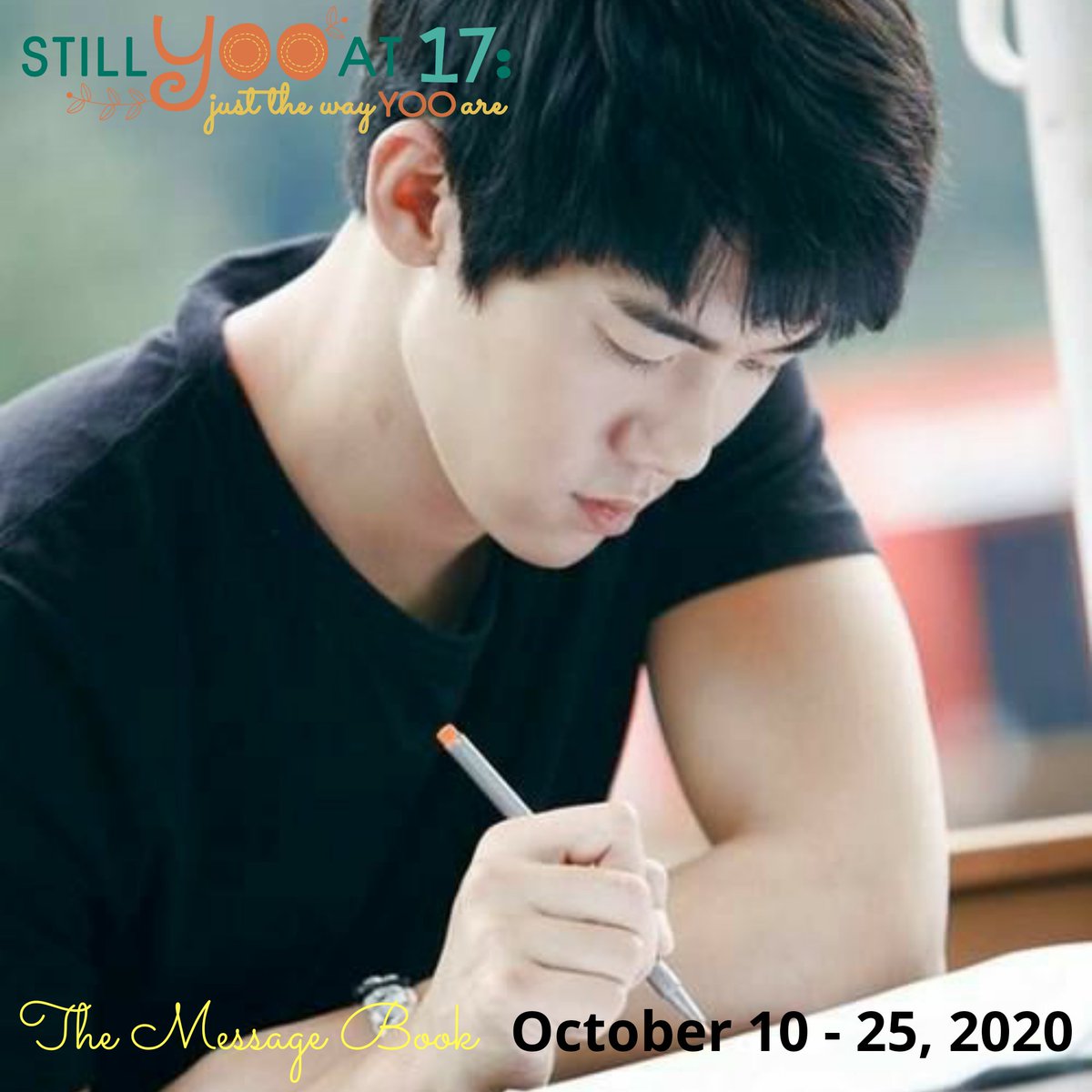   #StillYOOAt17  #YooYeonSeokA reminder to get your pens and your hearts moving!  The message book for our 17th year anniversary project is open up to October 25, 2020 only.  Thank you! (Mechanics in previous post)