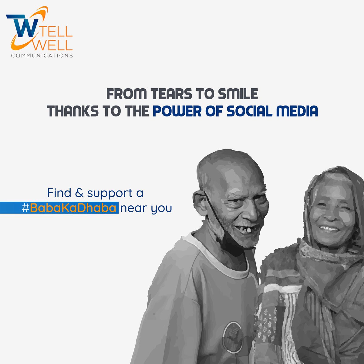 TellWellComms's tweet photo. Help a Baba Ka Dhaba near you. 
#contentcreator #digitalmarketingagency #minimalism #minimalisticdesign #jaipurdigitalmarketing #seo #creativeagency #digitizingindia #rajasthan #digitalart #socialmedia #promotions #jaipurdiaries #graphicdesigner #agencylife #babakadhabha https://t.co/2ZGAsCL7vc