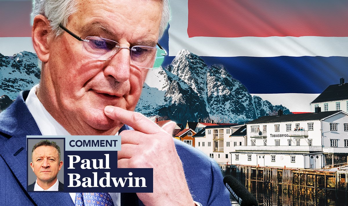 It took Norway – a non-EU nation – to call out the gutless hypocrisy of Brussels. And Barnier still thinks he can lecture Britain on Brexit ethics!!!  #Brexit
#BrexitReality
express.co.uk/comment/expres…