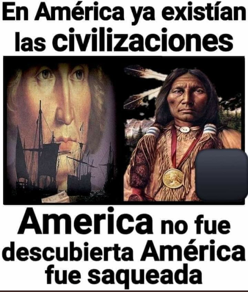 josetabanu's tweet photo. Despues de 500 años, todavía seguimos celebrando una conquista  y expolio de un continente,con mucha sangre derramada en nombre de la  santa cruz y justificación de ambiciones crueles de unos reyes que no eran tan  católicos!#NadaQueCelebrar https://t.co/74n0NCYXl2