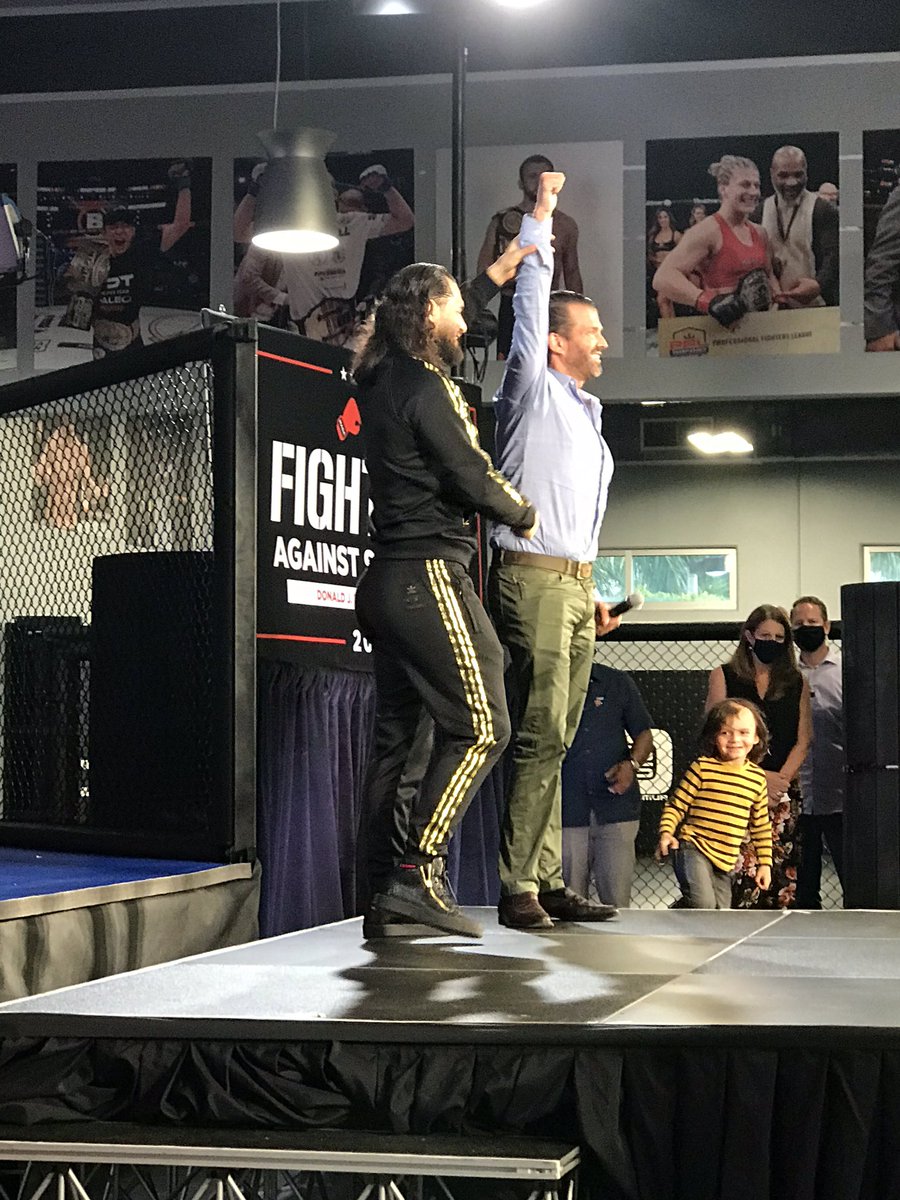 Great speech last night by @GamebredFighter and @realDonaldTrump on Fighters Against Socialism. https://t.co/sy2fng4ZBu