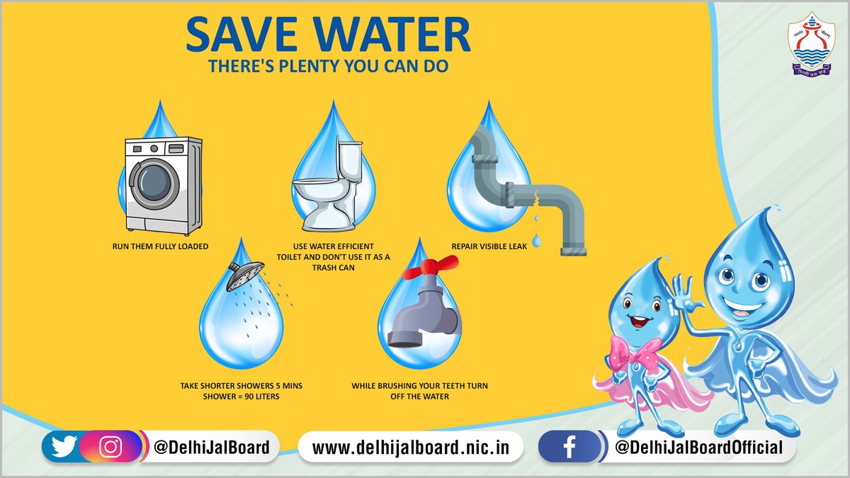 DelhiJalBoard's tweet photo. Save Water, there's plenty you can do
#रेन_वाटर_हार्वेस्टिंग #RainWaterHarvesting #RWHPond #RoofTopRain #RainWaterStorage #PureWater #WaterSufficient #DJB #DelhiJalBoard #savewater #water #rain #climatecrisisisreal https://t.co/YRpObEWjY9
