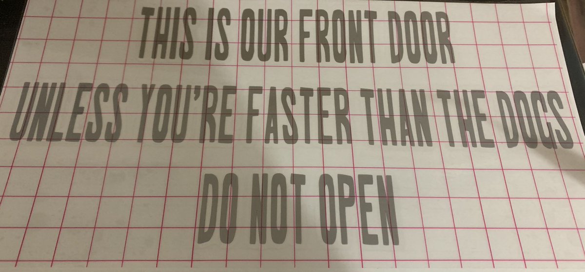 DJ_Trev_H's tweet photo. Thought my followers might appreciate this one. In short, delivery peeps keep opening our front door with packages and are being greeted by our dogs, there’s been a few near misses #signsyoudidntknowwereneeded #funnysigns #signs #signsforidiots https://t.co/U896hx2YJa