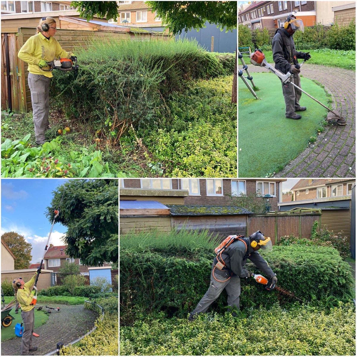 Onze fysiotherapeut van HelloFysio heeft deze week geïnventariseerd met wat voor gereedschap we werken en wat de fysieke belasting daarbij is. Er wordt nu een training op maat voorbereid voor de medewerkers in de buitendienst. Doel? Klachten voorkomen en gezond blijven werken.