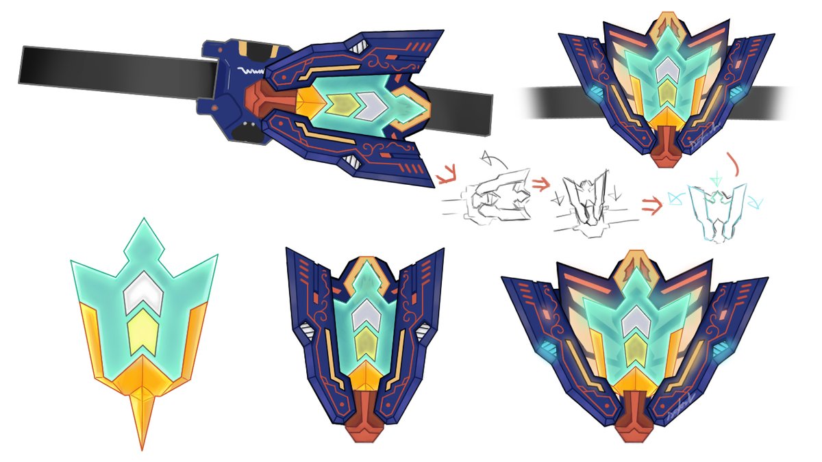 Simon A Kamen Rider Henshin Belt For Takanashikiara Inspired By Hukeweb S Original Design Will Be Moving Onto The Rider Design Next Probably Artsofashes 絵ニックス T Co Peqwsbgdjw