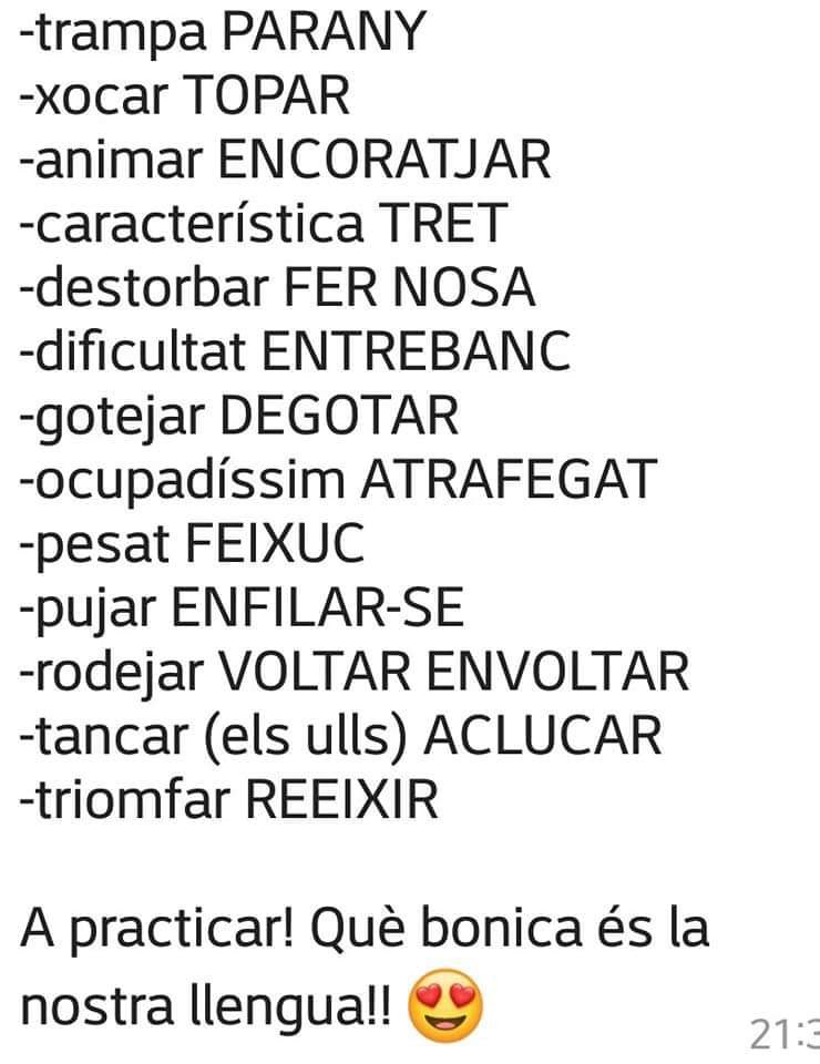 's tweet image. Bon dia!, de vegades arriben coses interessants pel whatts app. Amb el seu permís professor @Virgili7 #catala #correcte #Catalunya