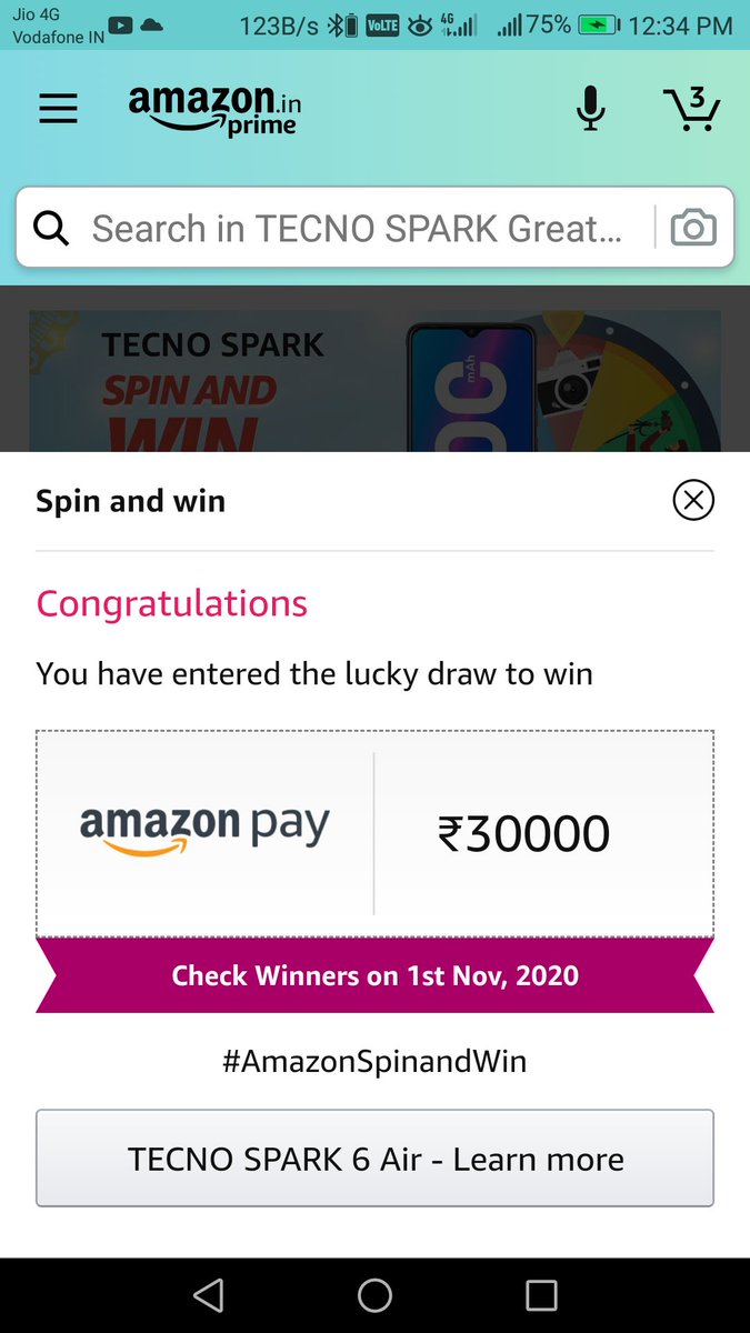 Huoplien's tweet photo. #AmazonSpinAndWin https://t.co/KjOS74jtnJ