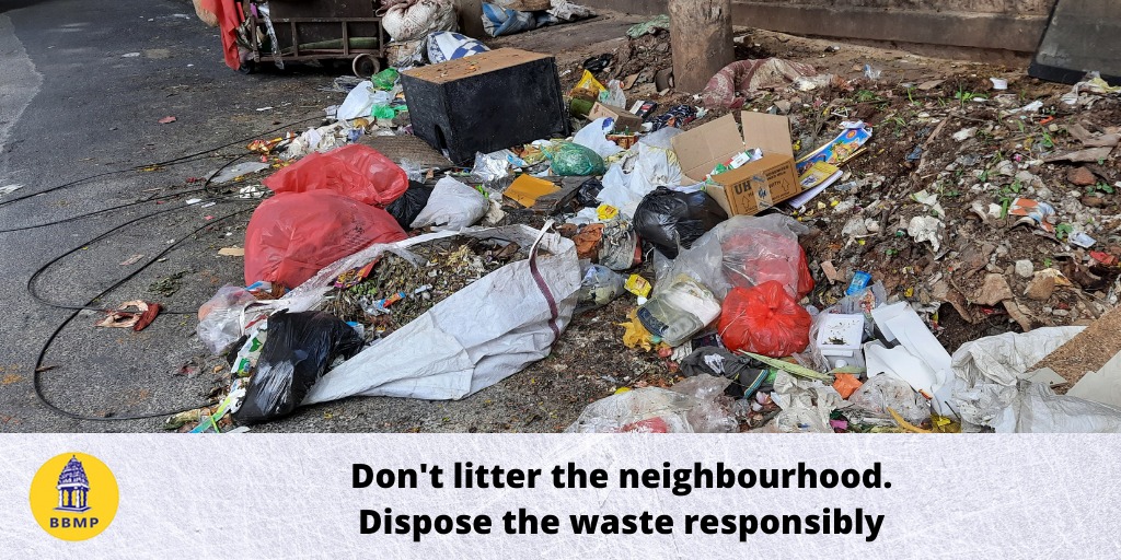 Tushar Giri Nath IAS (@bbmpcomm) on Twitter photo Let’s make the city litter-free.
ಸಾರ್ವಜನಿಕರು ಎಲ್ಲೆಂದರಲ್ಲಿ ಕಸ ಎಸೆಯದೆ, ಸೂಕ್ತ ರೀತಿಯಲ್ಲಿ ವಿಂಗಡಿಸಿ ವಿಲೇ ಮಾಡಿ. ಸ್ವಚ್ಛ-ಸುಂದರ ಬೆಂಗಳೂರಿಗೆ #ಬಿಬಿಎಂಪಿ ಯೊಂದಿಗೆ ಕೈಜೋಡಿಸಿ.
#BBMP #Bengaluru <a href="/CMofKarnataka/">CM of Karnataka</a> <a href="/KarnatakaVarthe/">DIPR Karnataka</a> <a href="/SwachSurvekshan/">Swachh Survekshan</a> <a href="/swachhbharat/">Swachh Bharat Mission - Grameen</a> <a href="/DDChandanaNews/">DD Chandana News</a> <a href="/PIBBengaluru/">PIB in Karnataka</a> Let’s make the city litter-free.
ಸಾರ್ವಜನಿಕರು ಎಲ್ಲೆಂದರಲ್ಲಿ ಕಸ ಎಸೆಯದೆ, ಸೂಕ್ತ ರೀತಿಯಲ್ಲಿ ವಿಂಗಡಿಸಿ ವಿಲೇ ಮಾಡಿ. ಸ್ವಚ್ಛ-ಸುಂದರ ಬೆಂಗಳೂರಿಗೆ #ಬಿಬಿಎಂಪಿ ಯೊಂದಿಗೆ ಕೈಜೋಡಿಸಿ.
#BBMP #Bengaluru <a href="/CMofKarnataka/">CM of Karnataka</a> <a href="/KarnatakaVarthe/">DIPR Karnataka</a> <a href="/SwachSurvekshan/">Swachh Survekshan</a> <a href="/swachhbharat/">Swachh Bharat Mission - Grameen</a> <a href="/DDChandanaNews/">DD Chandana News</a> <a href="/PIBBengaluru/">PIB in Karnataka</a>