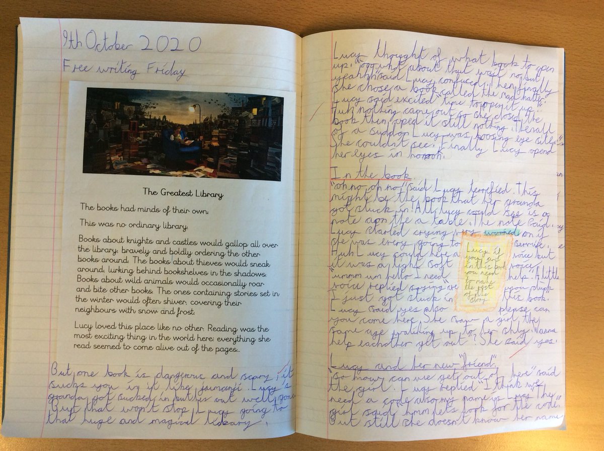 stbedesrcp's tweet photo. Super writing in Year 4 using Pobble365 story starters and Word of the Day from @VocabularyNinja and @Heypobble https://t.co/HhHCzdSIdB