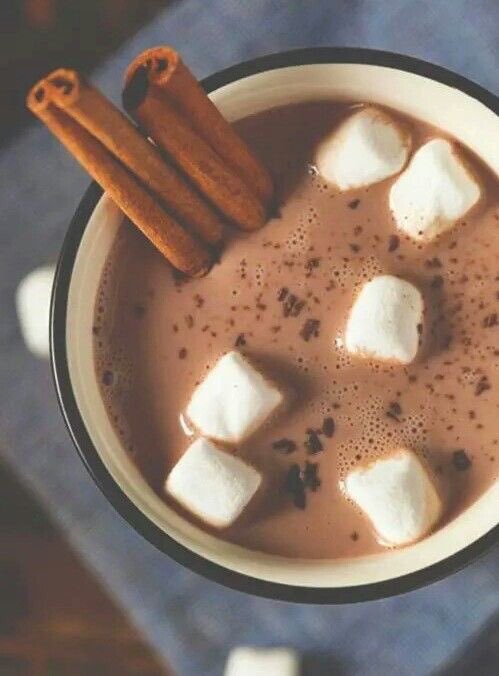 —Sirve chocolate en dos tazas y le echa un puño de bombones miniatura a cada una, lo decora todo lindo y toma las tazas para volver al jardín donde <a href="/JakxbLetx/">Jai(kob) Leto A.</a> se encontraba decorando para Halloween— Volví, y adivina qué traje...