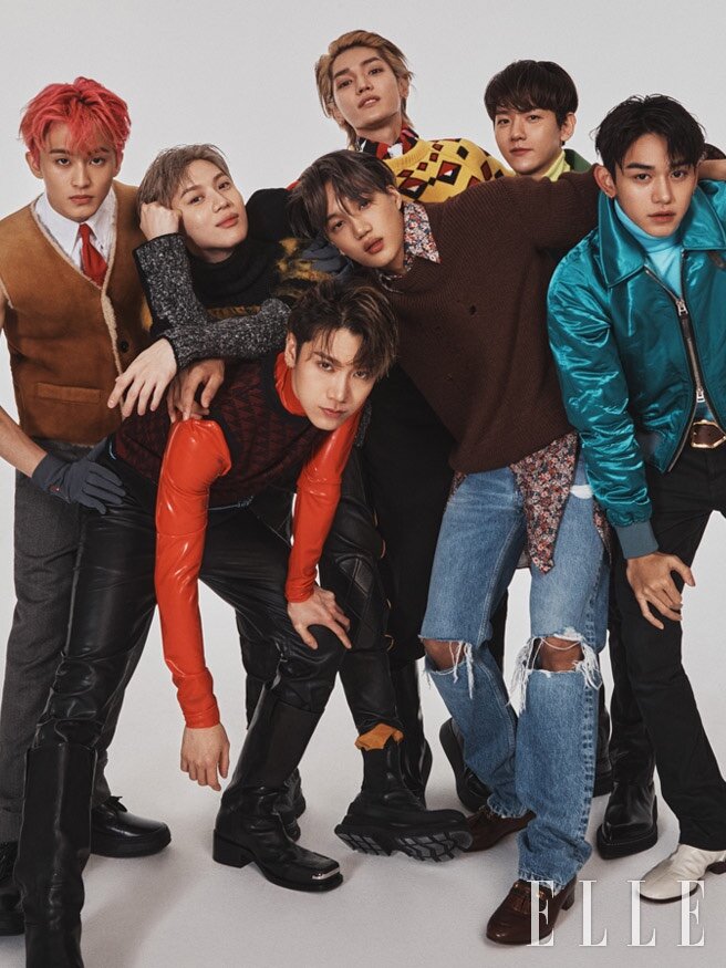 SM_NCT's tweet photo. 201012 #SuperM for ELLE Korea - October 2020 Issue

#TAEYONG, #TEN, #MARK &amp; #LUCAS 
https://t.co/9tnyK7s2nx https://t.co/4VpWbFgXSh