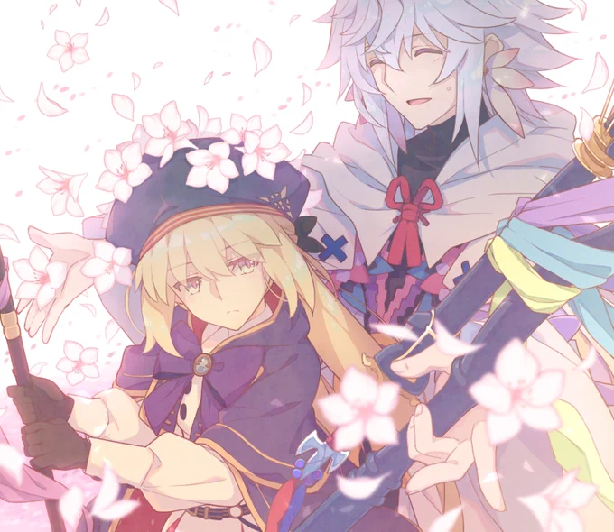 マーリンに冷たい視線を送るキャストリア
#FGO #FateGO #アルトリア・キャスター 