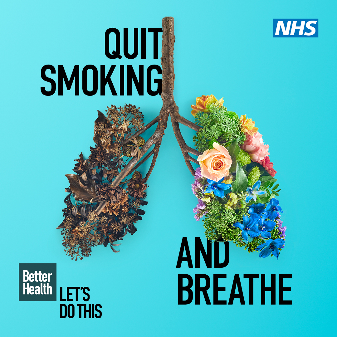 It’s time to make a change. Time to quit. Time to give our lungs a chance. For support to quit smoking in Luton text STOPTOBER to 60066 or call 0300 555 4152.

Total Wellbeing Luton is offering free advice &amp; support to those who want to quit.  #BetterHealth.