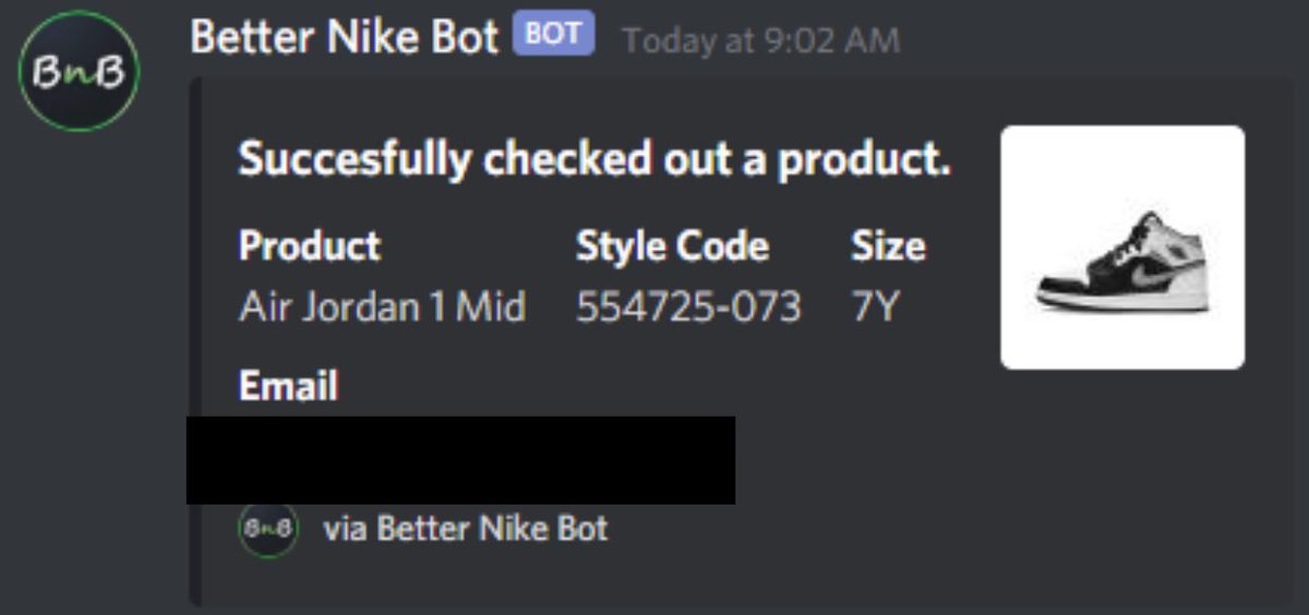 nike shoe bot discount code