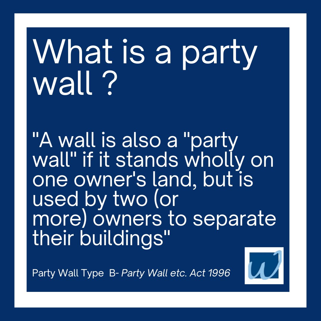 WakefieldsCBS's tweet image. What is a party wall ?
