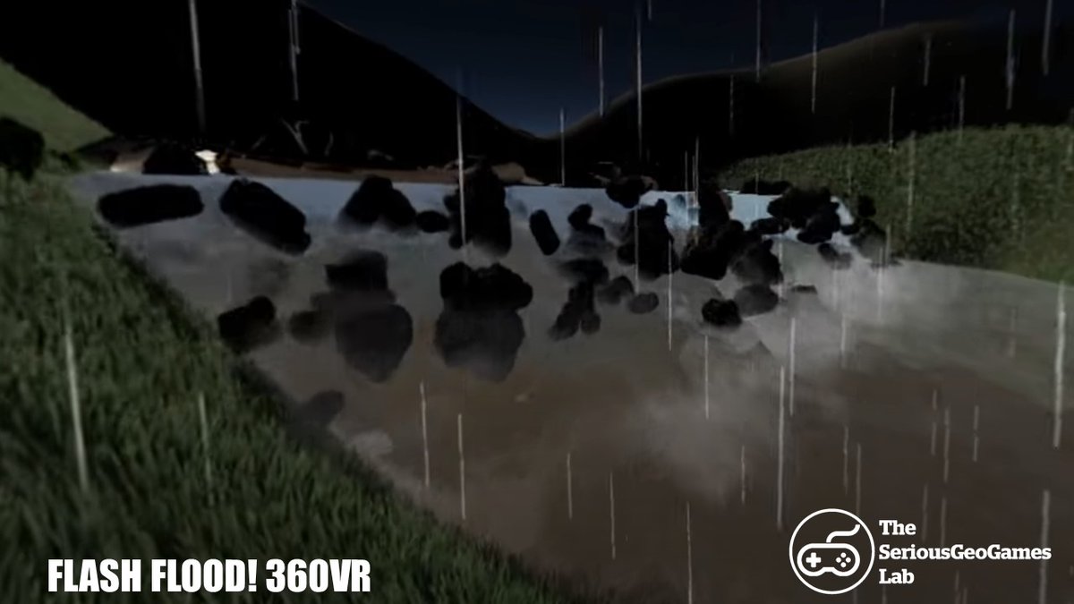 SeriousGeoGames's tweet photo. It's #FlashFloodFriday - Try to the world-famous Flash Flood! VR experience yourself https://t.co/IfOSE3qmtc
#SciComm #Floods #FloodResilience #FloodAware #FFIr #VR #360VR https://t.co/nzOnqvLdXN
