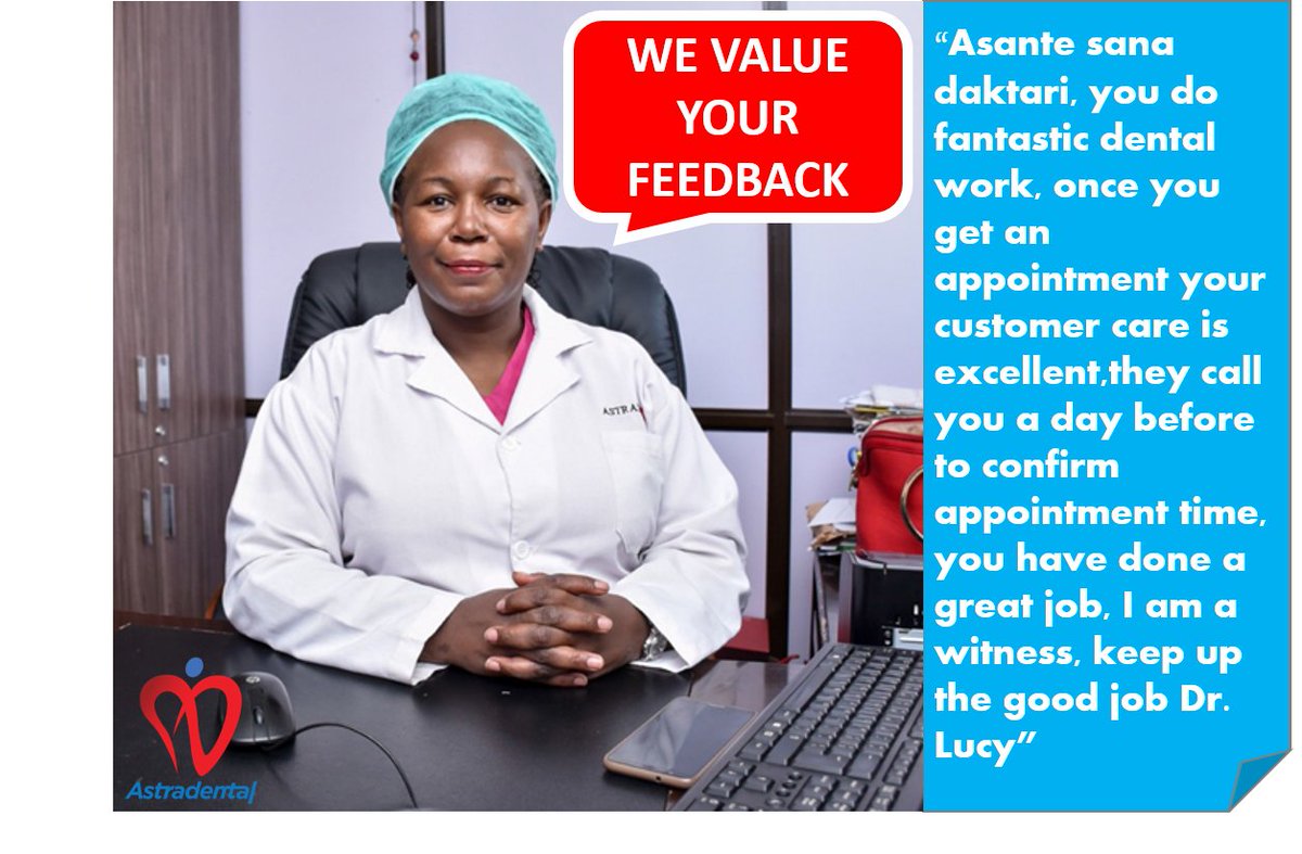 Our #dentists do their best to ensure that you have the best dental treatment experience. Experience excellent dental care at our Westlands Clinic or our Mobile Clinics home visits! 
astradental.co.ke
