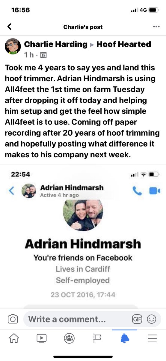 Hoofman2's tweet photo. Took me 4 years to say yes and land this hoof trimmer. Adrian Hindmarsh is using All4feet the 1st time on farm Tuesday after dropping it off today and helping him setup and get the feel how simple All4feet is to use. Coming off paper recording after 20 years of hoof trimming https://t.co/EWB5NLk1aD