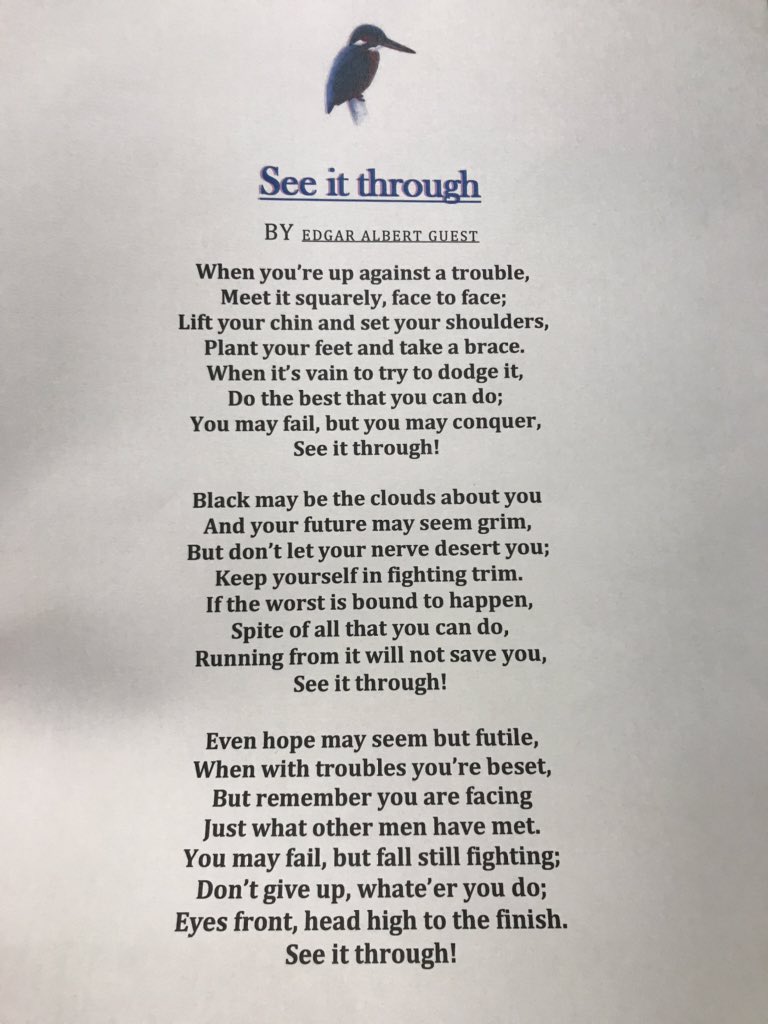 Our theme for this final week before half term.....Perseverance.