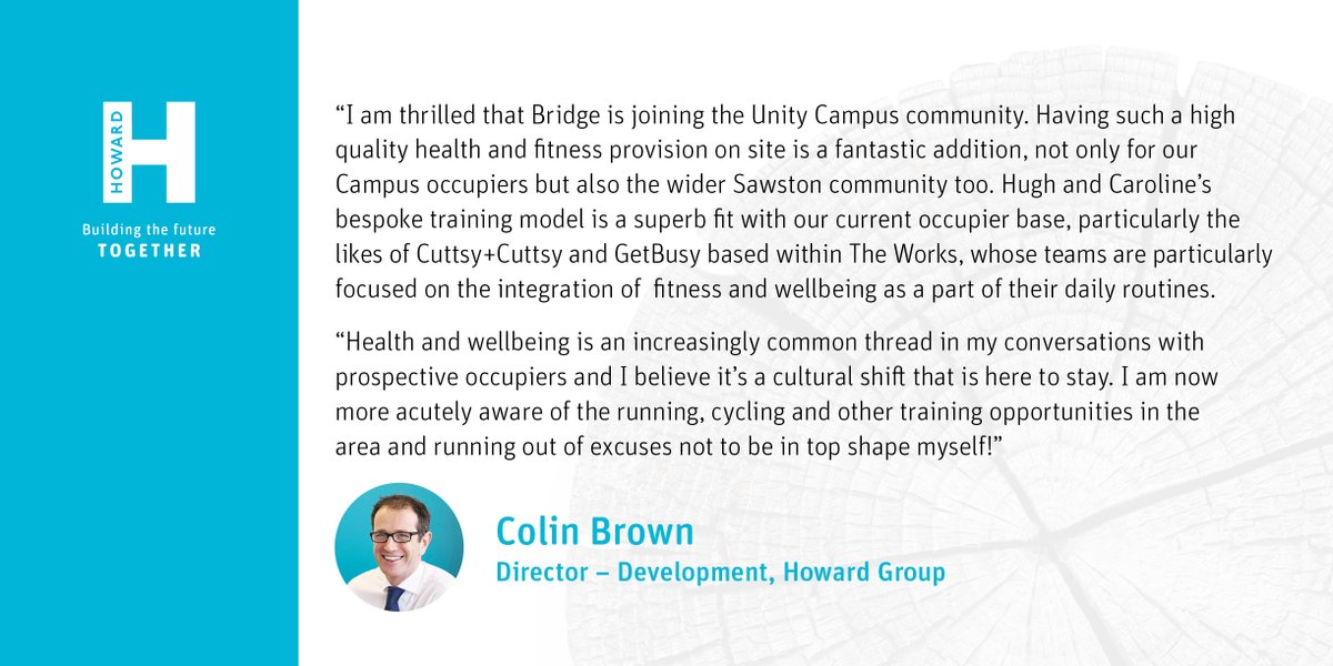 HowardGroupUK's tweet photo. NEWS: Bridge Fitness to open second studio at #UnityCampus. The specialist fitness and wellbeing group will bring a range of bespoke training options to the heart of the Campus: https://t.co/WeEqYK4YmT 

#fitness #Sawston https://t.co/dCPDtsnkVt