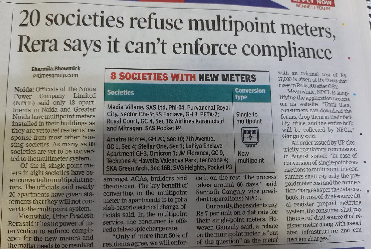 Noida 7X Sectors' Forum (@noida7xsectors) on Twitter photo Sir, why need 51% majority? Individual should be able to approach for individual multipoint connection. AOA is supposed to cooperate but one shud go ahead if AOA not cooperating. AOAs may not want this crucial reform as this could dent their huge cash collections. <a href="/ptshrikant/">Shrikant Sharma</a> Sir, why need 51% majority? Individual should be able to approach for individual multipoint connection. AOA is supposed to cooperate but one shud go ahead if AOA not cooperating. AOAs may not want this crucial reform as this could dent their huge cash collections. <a href="/ptshrikant/">Shrikant Sharma</a>