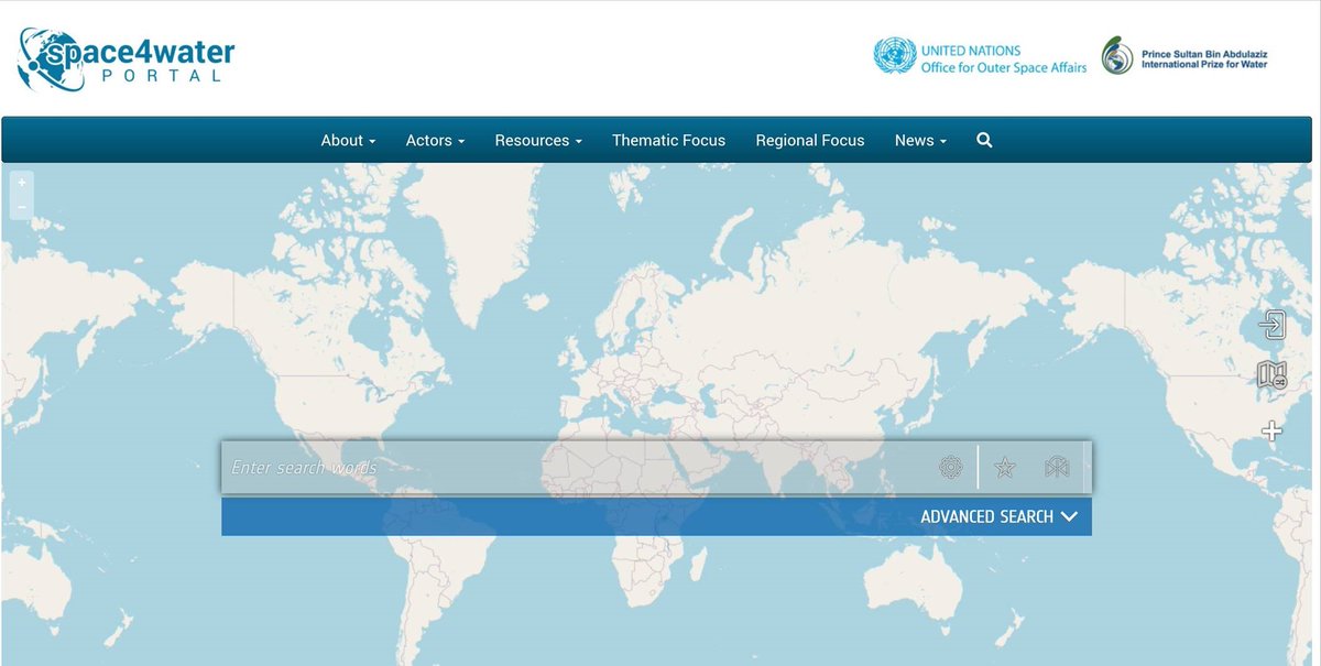 UNOOSA's tweet photo. Are you looking for #water - related data for your research? The #Space4Water Portal has a new feature, a dataset search, to access open data from almost 150,000 datasets. Search for “water” and discover here:  https://t.co/sxEfhWZWdO

 #opendata #SDG6 #dataset #NextGEOSS https://t.co/19ADLUIIwm