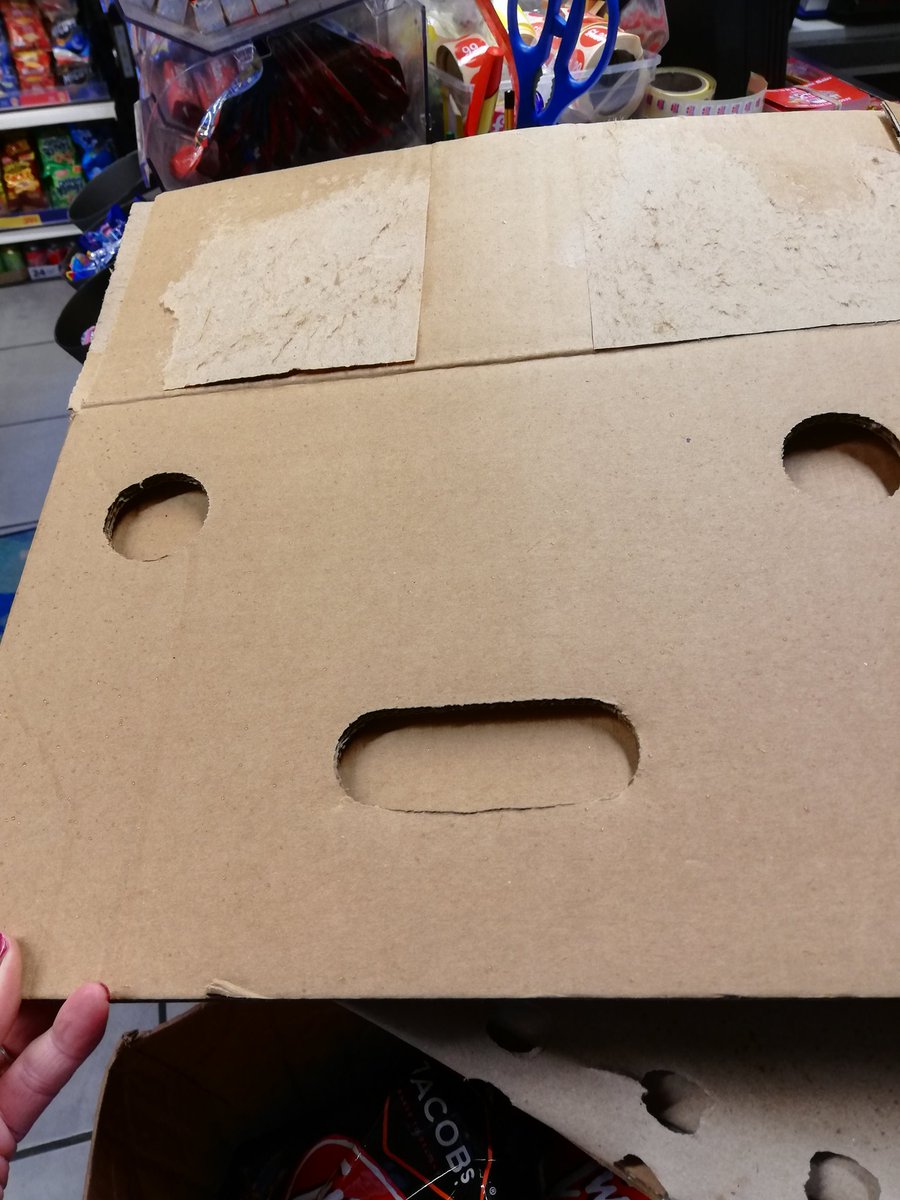 SandraTickner's tweet photo. Is this a sign of a good week ahead! Even my boxes are smiling at me this morning. ☺️ I am really missing the smiles in our happy shop because of the masks! Keep safe everyone https://t.co/32jFmSExM0