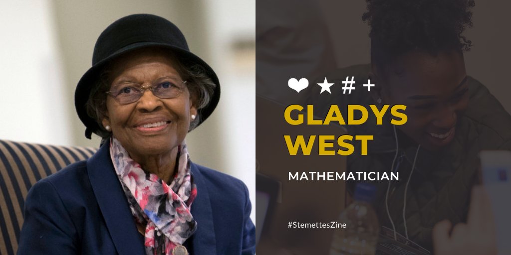  #BHM   Meet Dr Gladys West: the hidden figure of global positioning systems. West is one of the people whose work was instrumental in developing the maths behind GPS.  #BlackHistoryMonth  +  https://stemettes.org/zine/profiles/meet-dr-gladys-west/ #StemettesZine #WomenInSTEM