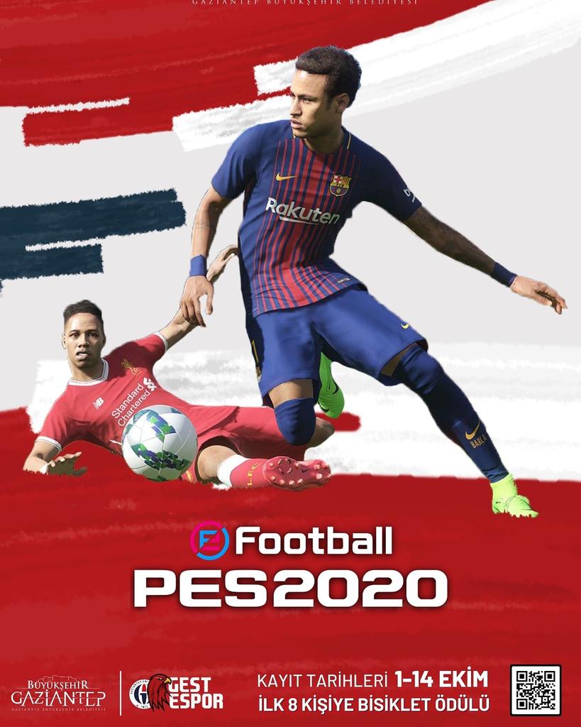 GbbGenclikSpor's tweet photo. ⚽️ Heyecanlı bir PES2020 turnuvası sizleri bekliyor.🎮

@gestespor işbirliğiyle düzenlenen #espor etkinliği PES2020’ye kayıtlar devam ediyor.

Kayıt Tarihleri⬇️
🗓 1️⃣-1️⃣4️⃣ Ekim 2️⃣0️⃣2️⃣0️⃣
https://t.co/td9NEF1uCm
 
Kazanan ilk 8️⃣ kişiye bisiklet hediye ediyoruz.🚴‍♀️ 

@GaziantepBeld https://t.co/7tr823mPJm
