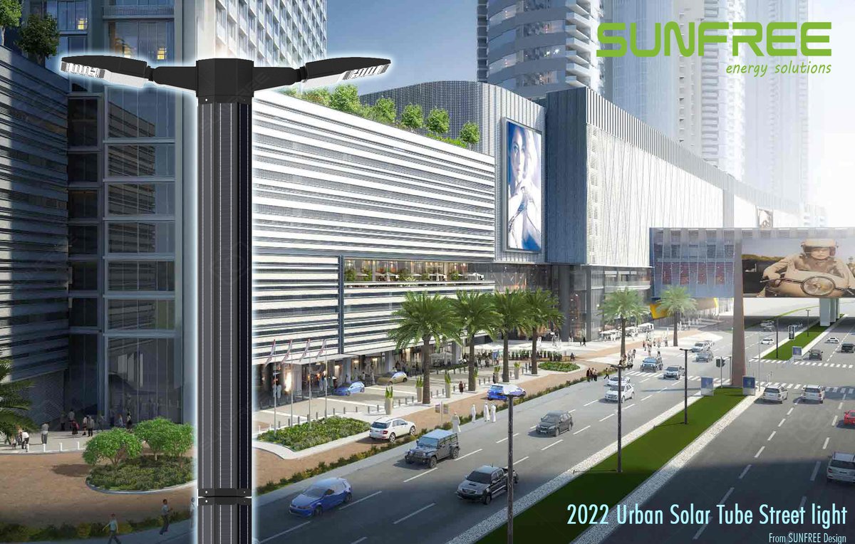 YentchaoLeung's tweet image. Urban solar tube street light, design future, future energy.
We pen discussion for more ideas of urban solar light application.
#solartube
#solarpole
#poles
#infrastructureprojects
#government
#streetlight
#urbandesign
#futureenergy
#NewTechnologies
#energegy
#Engineering 
#solar