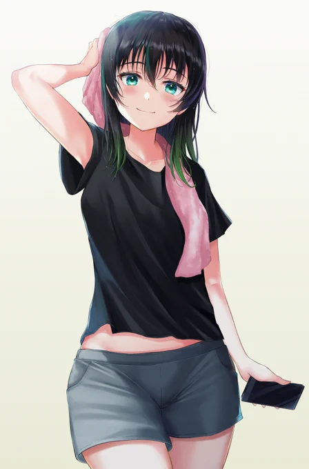 お風呂上がりの侑ちゃん 