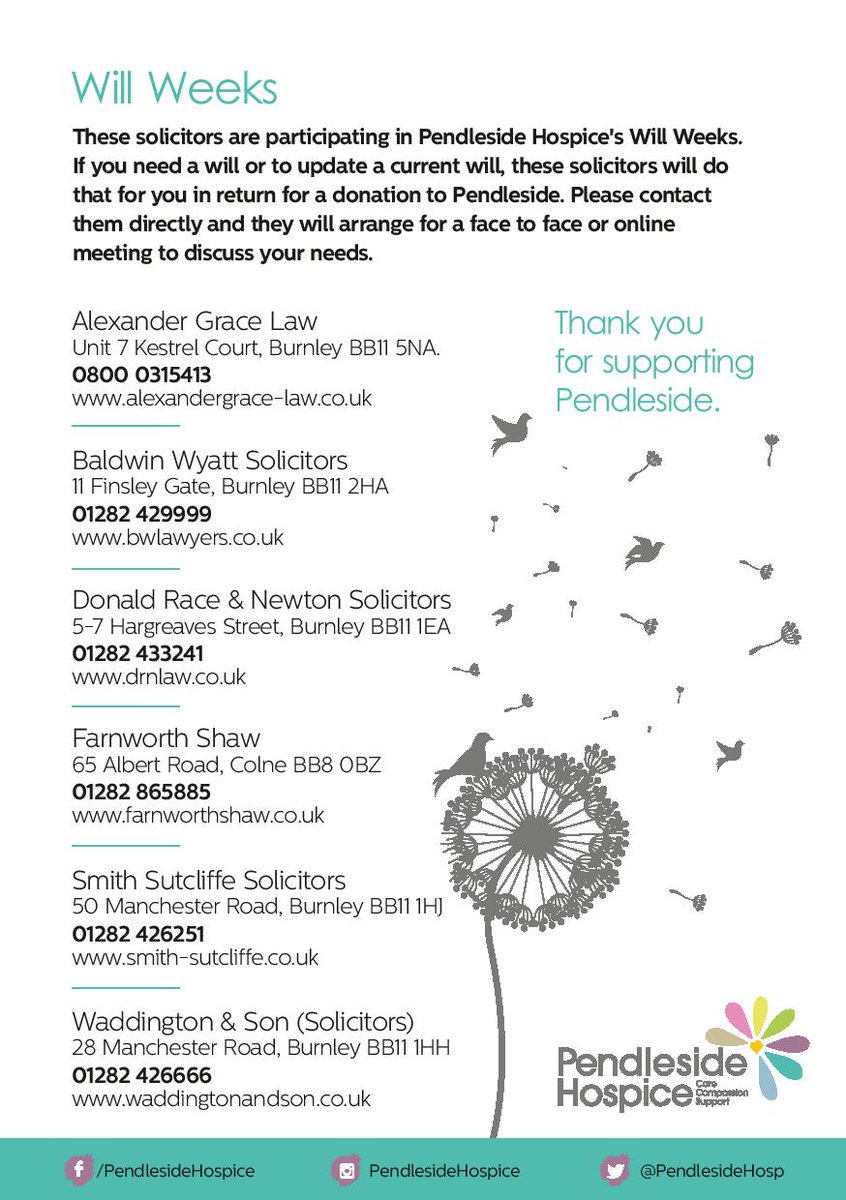 Pendleside Hospice tweet media