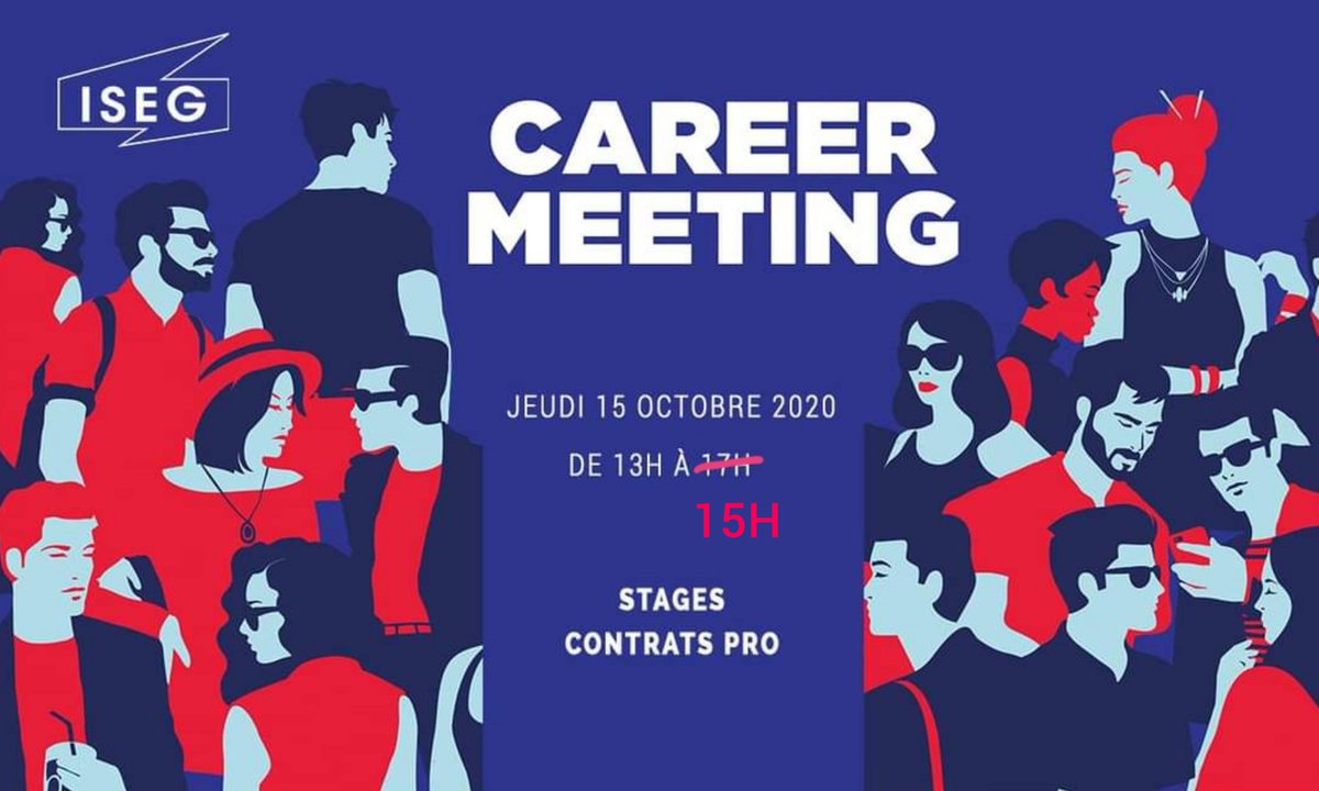 iseg_lyon's tweet photo. Pour décrocher un stage ou une alternance, nos étudiants participent ce jeudi 15 octobre à notre premier #CareerMeeting de l'année, en visio Teams ! 😉👊⚡#stage #alternance #pro #entreprises #contratprofessionnalisation #iseg https://t.co/r8jbtBjzLq
