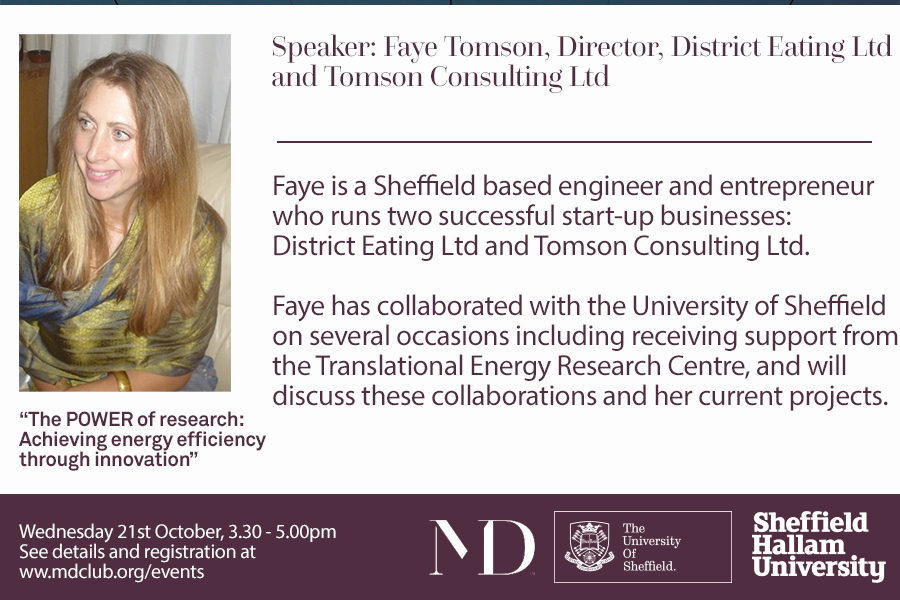 InnovNetworkSY's tweet photo. Next up is industry speaker Faye Tomson, Director District Eating Ltd and Tomson Consulting Ltd
A great insight into the benefits of collaboration for industry
Registration ➡️ https://t.co/K1BoDtQe46
More info ⬇️
#MDClubSheff https://t.co/2WVdRdU69y