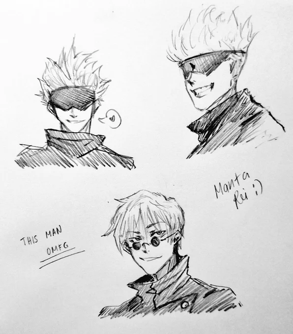 that ending song animation tho ?? his VA was such a good choice too ahhh

#JujutsuKaisen #呪術廻戦 #GojoSatoru #doodle 