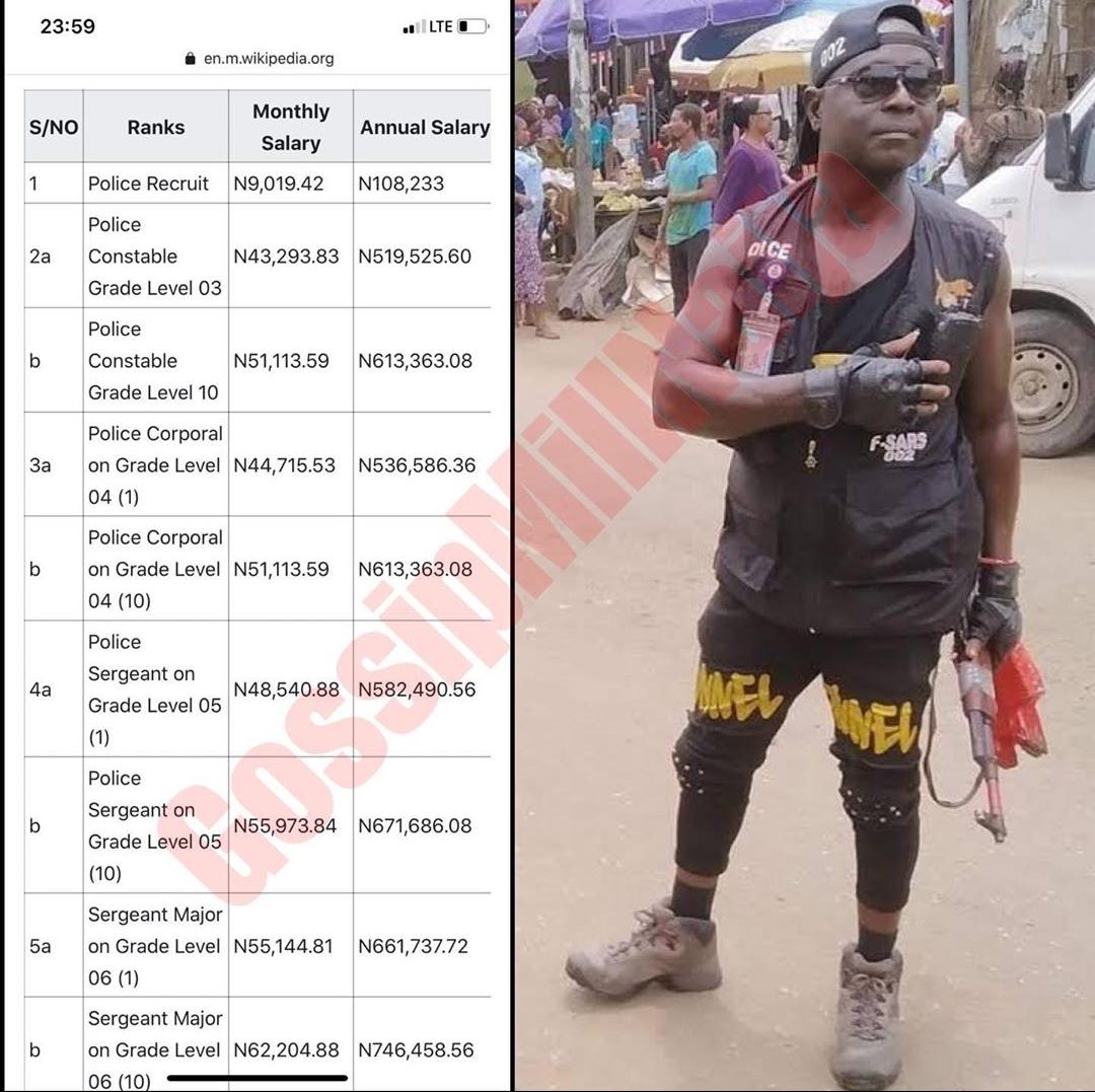 Angelbaba1's tweet photo. See police salarie abeg make them increase police officer salarie to minimum 200k monthly so them no go they transfer aggression
#EndPoliceBrutalityinNigeria #PoliceBrutality #IGPDissolvesSARS https://t.co/BtSr4K0RBD
