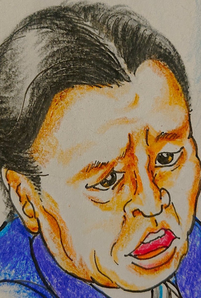 Pigmachine 描けました 思いつきシリーズ ことわざ編 鬼に金棒 より 鬼にハマコー イラスト イラスト好きな人と繋がりたい ダジャレ ハマコー 政界の暴れん坊 鬼