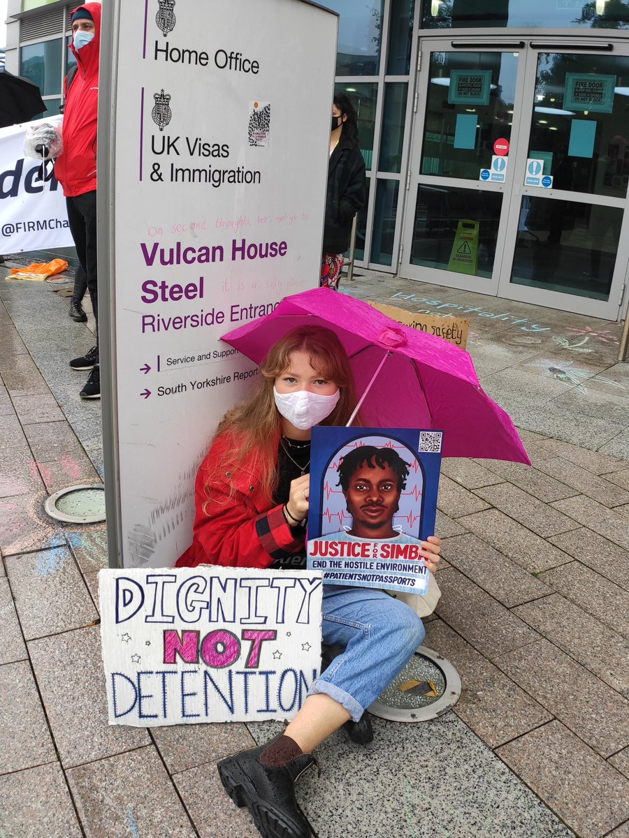 Weekend of action Against the Hostile Environment today in Sheffield #sknb #solidarityknowsnoborders #enddetention