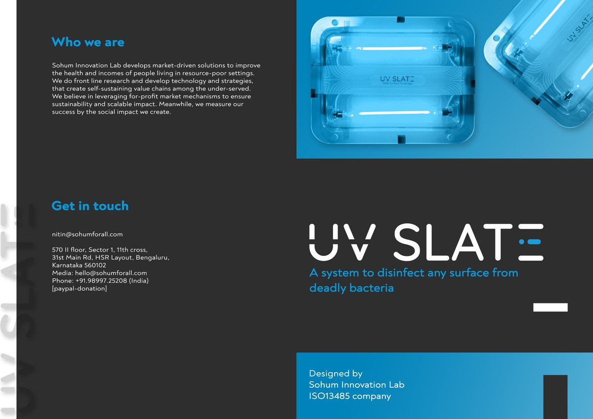 UV Slate , Sohum Innovation Lab tweet media