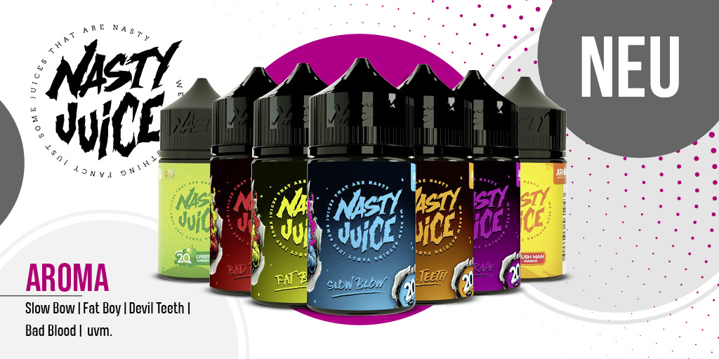 dampftbeidir_de's tweet photo. Nasty Juice is back 🔥
Na wer kennt die Liquids noch? 😊
Jetzt als Longfill zum selbermischen erhältlich!
>>LINK: https://t.co/8gvE3a6hh3... << https://t.co/5YfP2OdGIp