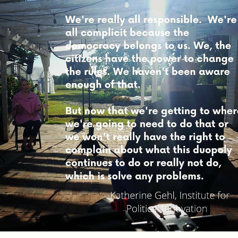 votebestoption's tweet photo. Do you feel responsible for your government? Do you feel empowered for change? Katherine Gehl believes we can and now is the time. Know you power! Know your vote! #vote2020 #votebestoption https://t.co/M8BF8ms3sl