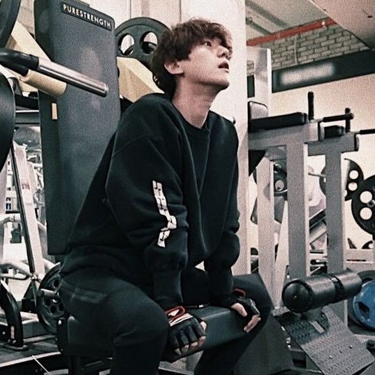 take you to the gym and work out with you