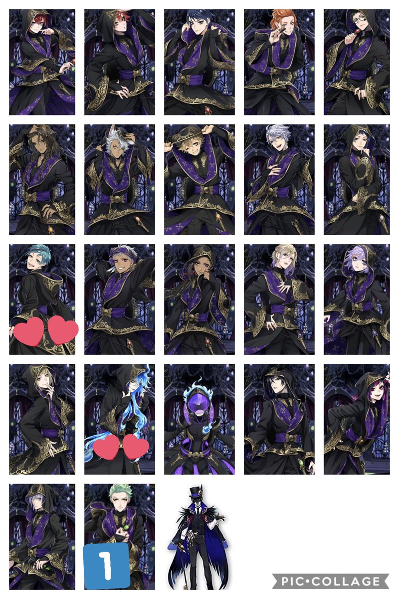 ツイステ ポストカードブック ポスカ 式典服 実験着 【譲】画像参照