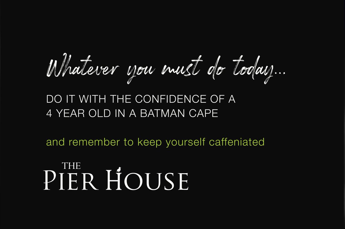 Lets get Monday done!
#mondaymorning #yougotthis  #coffeetillwine #coffeemorning #pierhouse #westwardho #braddicks