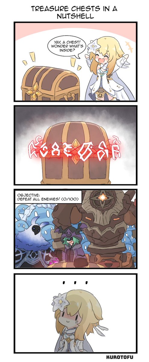 Treasure chests in Genshin Impact.
Hate when this happens.. 
#GenshinImpact
#原神 