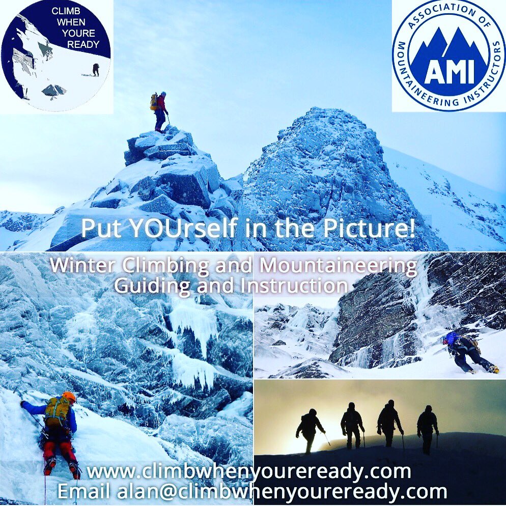 It’s coming...
How does the prospect of winter in the mountains make YOU feel?
What are your plans for this winter?
<a href="/the_AMI/">The AMI</a> 
#scottishwinterclimbing 
#scottishwintermountaineering instagram.com/p/CGPPKNfDFG4/…