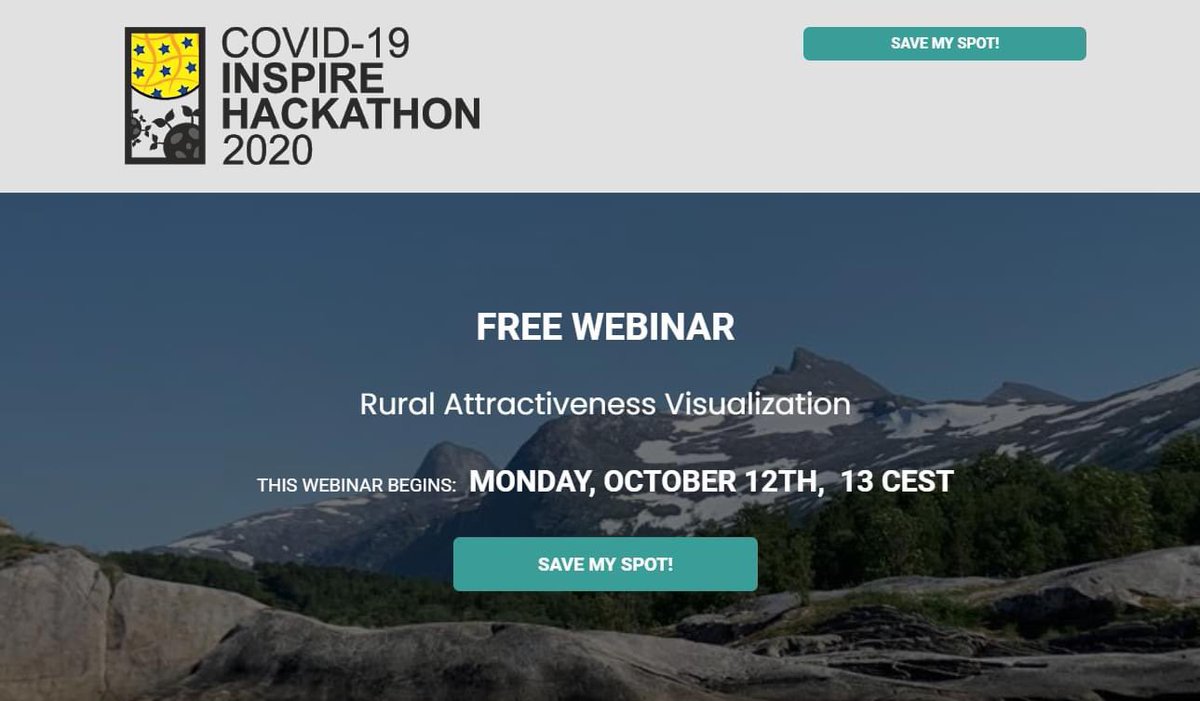 AllPlan4's tweet image. Today is the day you can learn about visualization of rural attractiveness for FREE by leading experts! 🚨Today at 1pm CEST ➡️ plan4all.lpages.co/2020-rural-att… #COVID19 #inspirehackathon