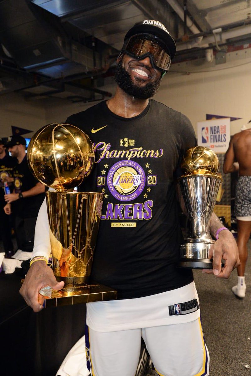 Congratulations LeBron James on winning your 4th @NBA title! Being chosen the MVP in the Finals for each of these titles is an incredible achievement and a testament to your hard work and perseverance. Keep Inspiring!